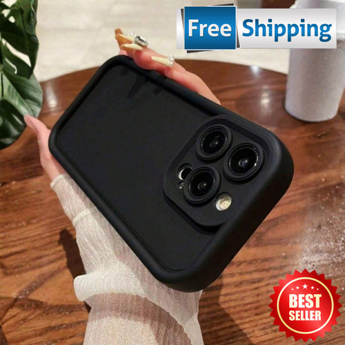 Matte black phone case for - phone,