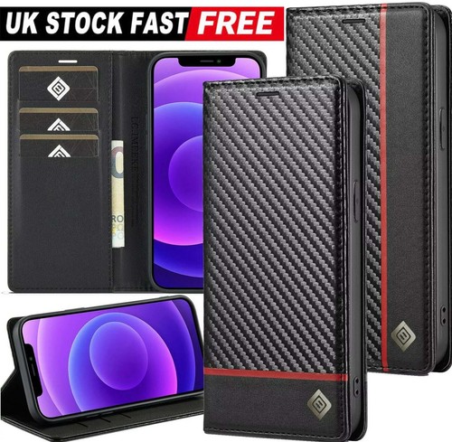 Carbon fiber flip wallet - carbon,